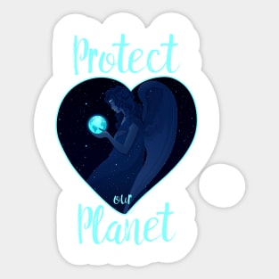 Protect our Planet Earth Day Sticker